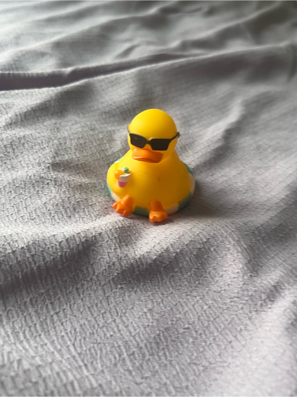 Yellow Rubber Duck with Sunglasses